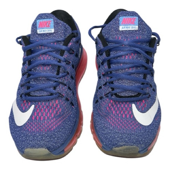 Nike AirMax Blue and Pink Athletic Shoes - Picture 8 of 8